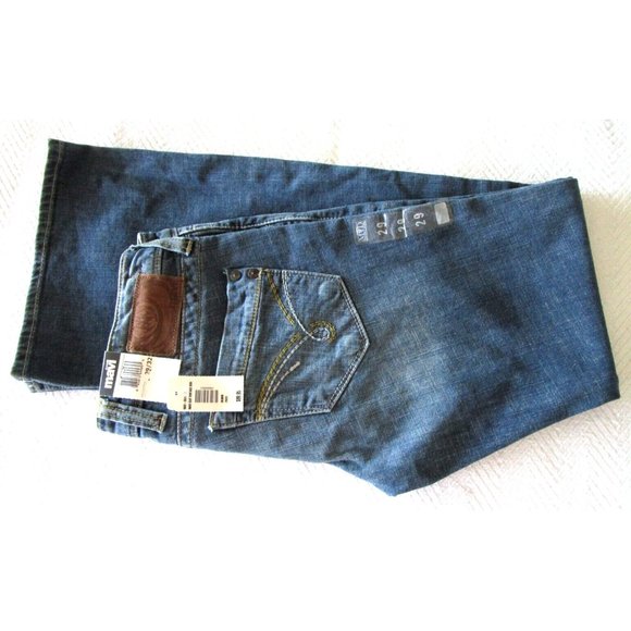 Mavi Kay Bellbottom Jeans 29/32 Vtg Bohemian Denim 60's Super Lowrise Flare NWT - Picture 5 of 8